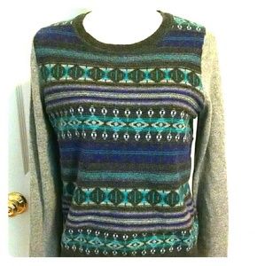 Halogen 100% Cashmere Sweater Size M Women's gray